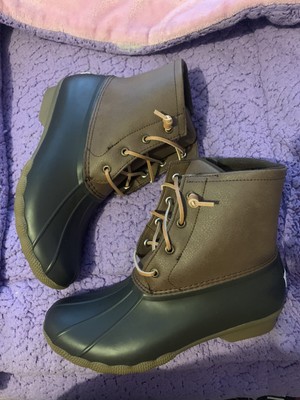 sperry duck boots womens size 9