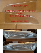 01 02 03 Acura Cl Type-s Lexan Fog Light Replacement Lens Left Right A Pair