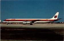 United Airlines McDonnell Douglas DC-8-71 DC8 Vintage Postcard AeroGem