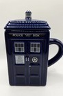 Doctor Who Tardis Police Call Box Mug [BBC Ceramic Blue Coffee Teacup with Lid] — photo 1