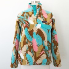 Patagonia Feather Dance Synchilla Snap-T Fleece Pullover Jacket Women Size Small