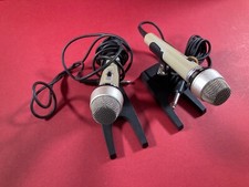 Teac Mc-108 Dynamic Cardioid Microphones With Stands - Untested