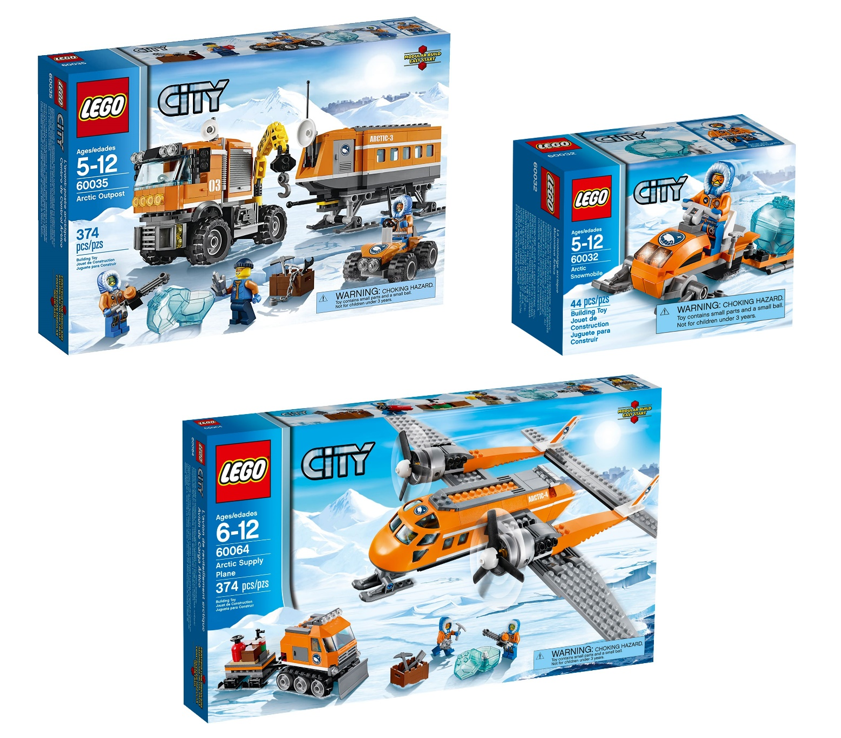 LEGO CITY - ARCTIC Sets 60032 60035 60064 - Retired New SEALED Lot