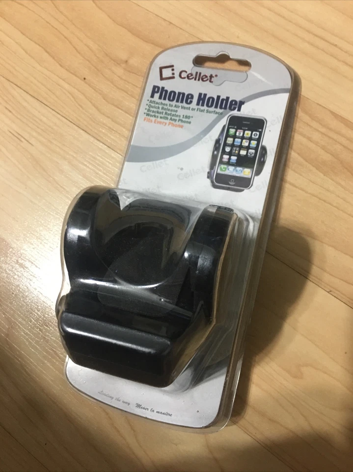 Cellet Universal Car Vent or Dash Mount Phone Holder with Adjustable Grip - Image 2 of 4