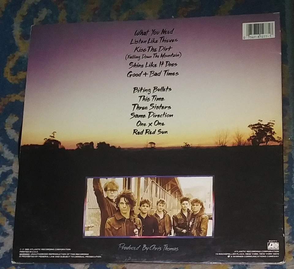 LISTEN LIKE THIEVES / INXS 1985 ATLANTIC LP 81277-1 Specialty Pressing - Image 2 of 4