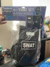 Police Force 4 Piece Child SWAT Set Halloween Kit New  