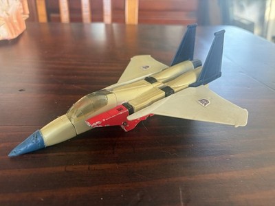 Vintage 1984 Transformers Original G1 Decepticon Starscream  - Seeker Jet Gen 1