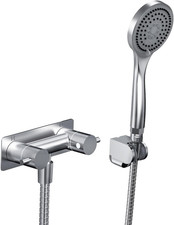 Brushed Nickel RV Shower Faucet with Handheld Showerhead  Hose Replacement