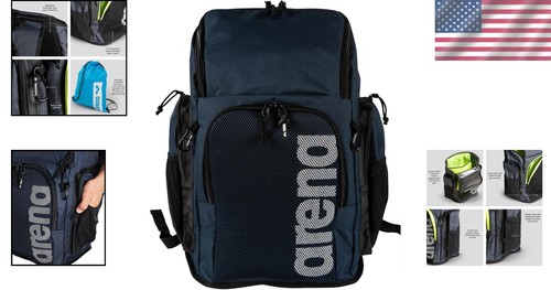 Versatile 45L Team Backpack with Waterproof Design for Athletes & Swimmers - Picture 2 of 10