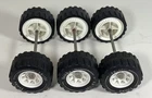 Vintage Tonka Set Of 6 Xr-101 Wheels Tires Axle Assembly Parts Restore Custom