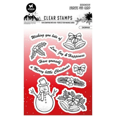 STUDIO LIGHT - Transparent Stempel Motivstempel Clear Stamp - Snowman