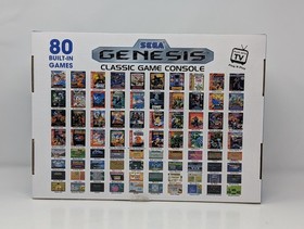 Sega Genesis Classic Game AtGames Console - Box Only No Console