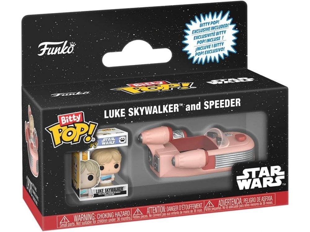 Bitty Pop! Rides Luke Skywalker And Speeder