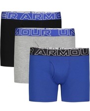 3-Pack Under Armour Boys Stretch Boxer Jock Lightweight Underwear Size L No Tag