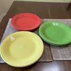 Vintage Fiestaware Dinner Plates  (LOT OF 6)