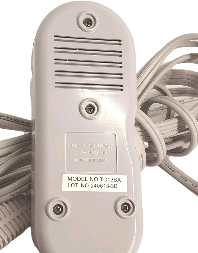 Biddeford TC13BA 4-Prong Analog Heated Electric Blanket Controller Auto-Off - Image 3 of 3