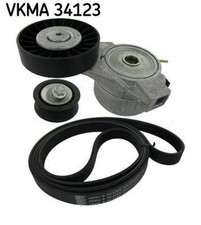 SKF VKMA 34123 Keilrippenriemensatz für SAAB 9-3 Cabriolet (YS3D) 9-3 (YS3D)