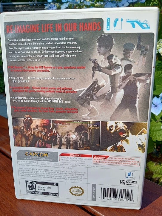 Resident Evil: The Umbrella Chronicles (Nintendo Wii, 2007) CIB Capcom - Image 2 of 4