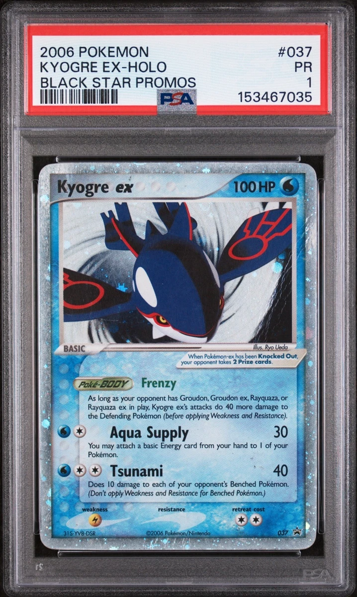 Kyogre Pokémon TCG Professional Sports Authenticator (PSA