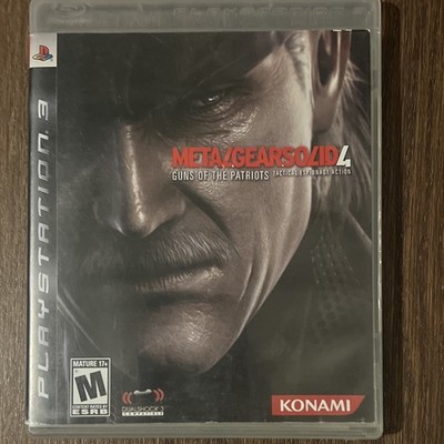 Konami Metal Gear Solid 4 Guns of the Patriots - Sony PlayStation 3 PS3 M