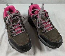 Camel Crown Outdoors Hiking Shoes - Size 8.5 Women's Smoky Gray/Plum  Suede NICE