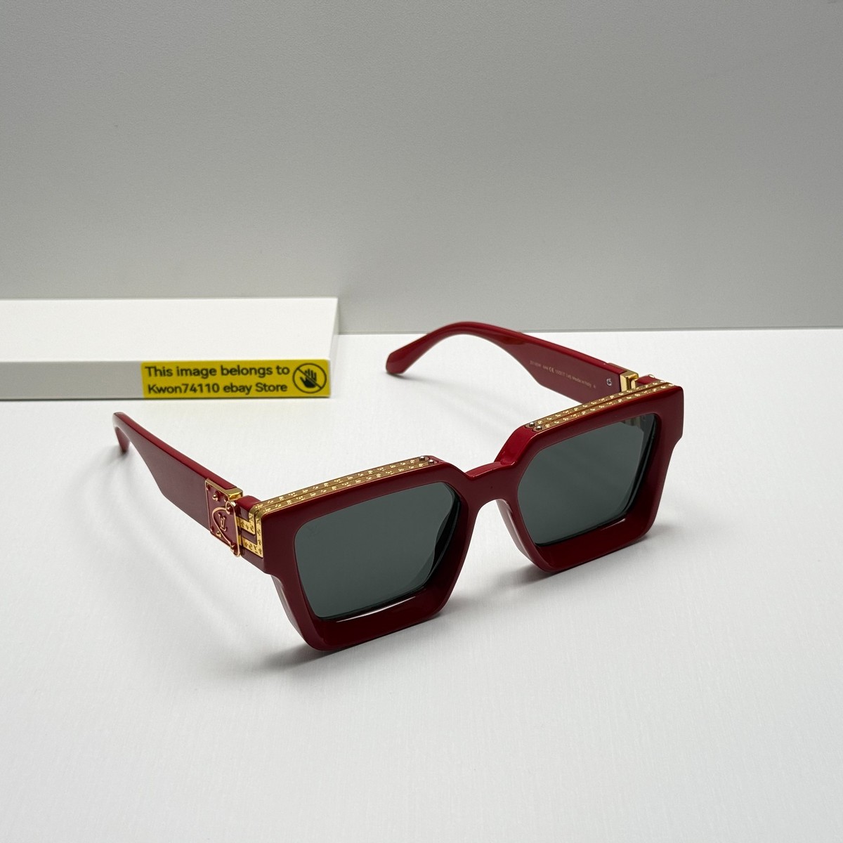 Louis Vuitton(LV) Z1165W Millionaires Sunglasses Red Frame Gray