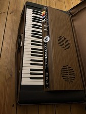Tiger EKO Combo Orgel Italy 1969  Leder case original Organ Defekt