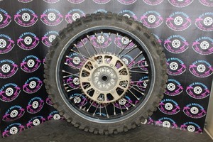 2004 Kawasaki 04-06 KX250F OEM REAR BACK WHEEL RIM HUB SPOKES TIRE GOOD 41090-00