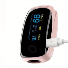 Rechargeable Pulse Oximeter Fingertip Oxygen Monitor Fingertip w/SpO2 Pulse Rate