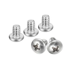#10-24x5/16" Pan Head Machine Screws, 304 Stainless Steel Screw, Pack of 50