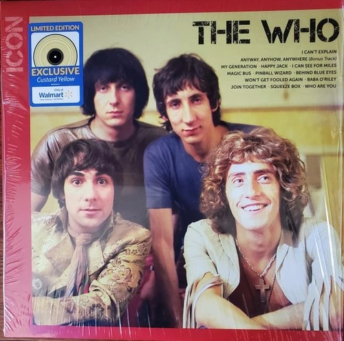 The Who - ICON - Custard Yellow Vinyl LP Pete Townshend Roger Daltrey LP Sealed
