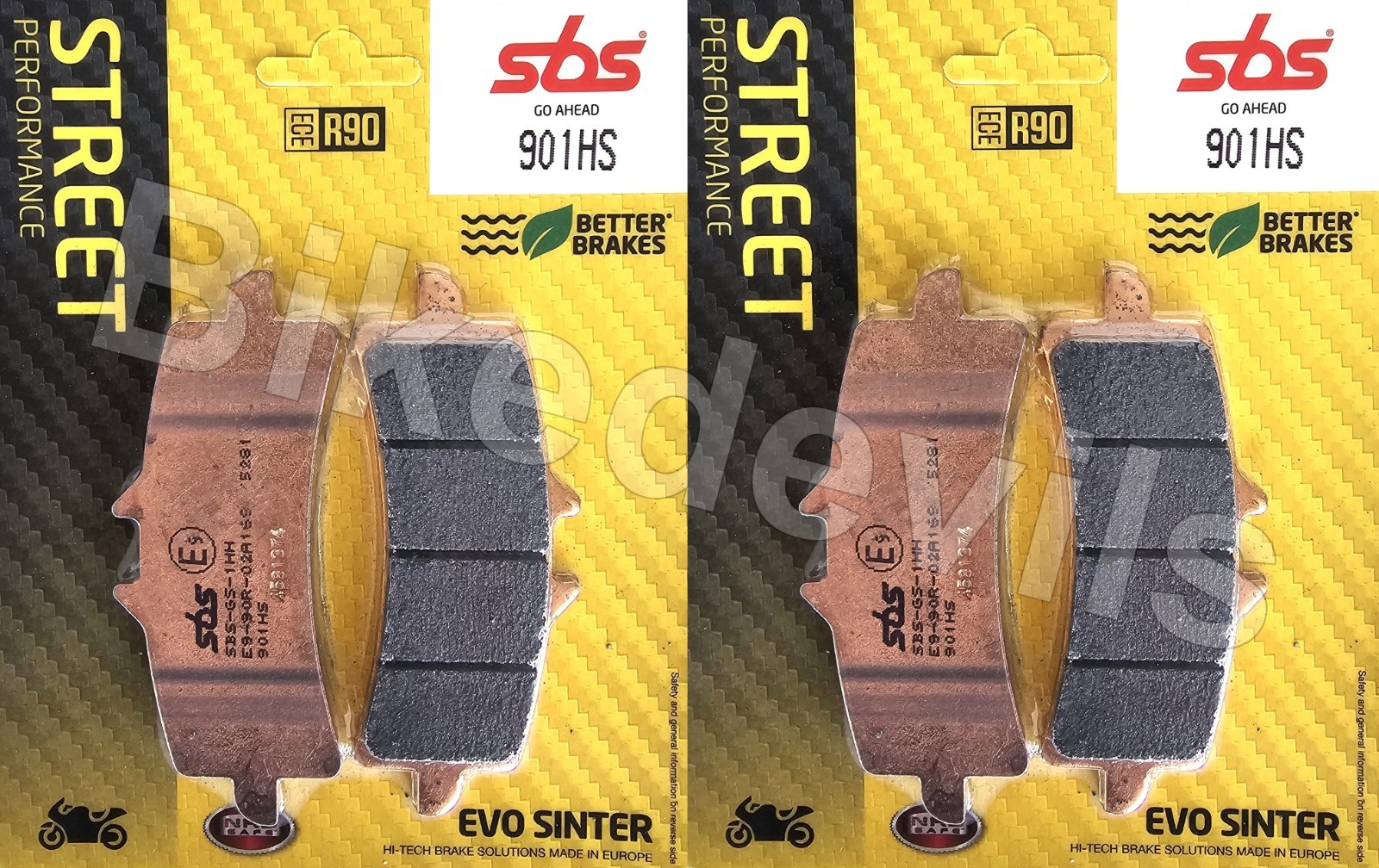 Aprilia RSV 1100 Tuono V4 Factory 2017-2018 Sintered SBS Front brake pads 901HS