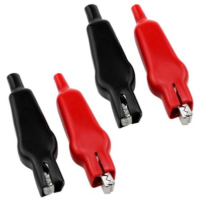 20A Insulated Alligator Clips Electric Circuit Test Heavy Duty 4 PCS