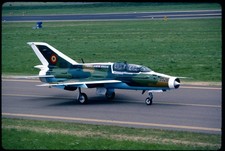 BA004 ORIGINAL K64 AIRCRAFT SLIDE: Romanian AF MIG-21 Fishbed 9526