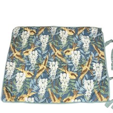 Pottery Barn Quilted Sham Birds and Flowers Standard Pillowcase