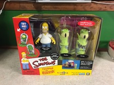Playmates Toys The Simpsons Homer Kodos Kang Alien Spaceship Treehouse Horror