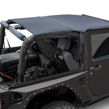 For Jeep Wrangler 2007-2009 Smittybilt 94135 Outback Black Diamond Bikini Top