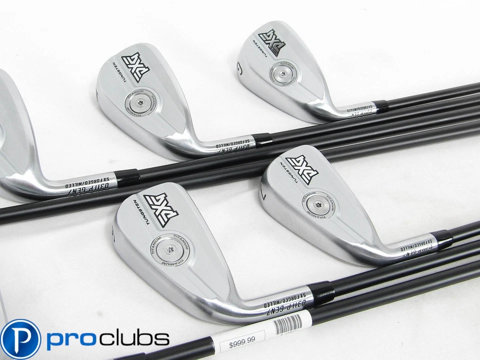 Left Handed PXG GEN7 0311P IRONS 5-PW,GW GRAPHITE KBS TGI 80 STIFF FLEX (+1/2") - Image 3 of 4