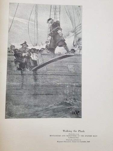1921 Howard Pyles Buch der Piraten Merle Johnson Harper Bros E-A 1. Auflage - Bild 11 von 24