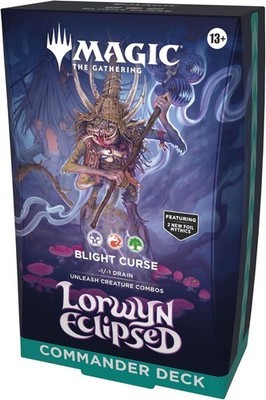 Magic The Gathering Lorwyn Eclipsed Commander Deck Blight Curse
