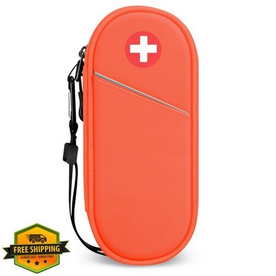 SITHON Orange EpiPen Carrying Case