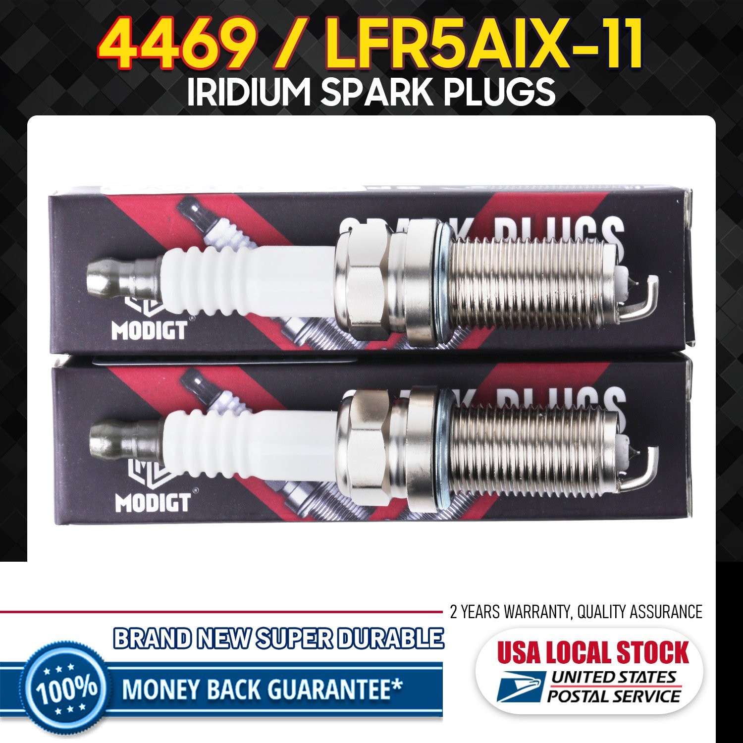 4Pcs OEM NEW For NGK LFR5AIX-11 4469 Iridium IX Spark Plugs Premium Quality