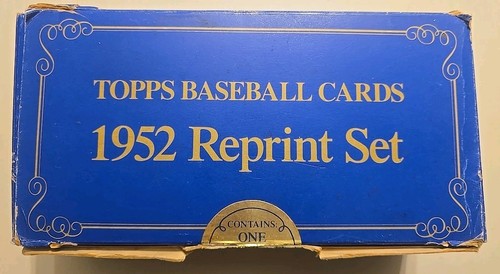 Topps Reprint Sets 100% Complete Vintage 1952 Topps Reprint Set (Issued 1983) Factory Box ...