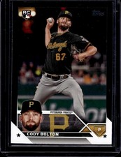 2023 Topps Update #US223 Cody Bolton Black #/72