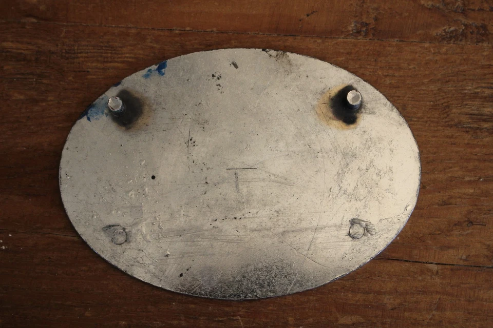 Vintage Original Metal Azul EMPI VW Volkswagen Emblema Insignia Logo Adorno RARO Foto 3 de 4