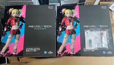 Kaiyodo Revoltech Amazing Yamaguchi Harley Quinn Suicide Squad Figure Model Toy