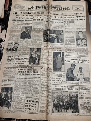 JOURNAL LE PETIT PARISIEN 12. JUNI 1937 UDSSR VERHAFTUNG VON MARSCHALL TUKHATSCHEWS