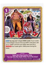 Guess We'll Have Another Scrap. You Can Only Risk Death While You're Still Alive