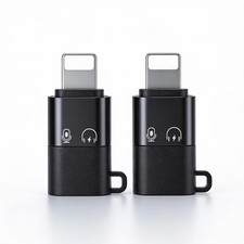 2 Pack Microphone USB C to Lightning Adapter Compatible with DJI Mic Mini, DJI M