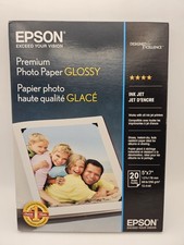 Epson Premium Photo Paper Glossy For Ink Jet New Sealed 5"x7"